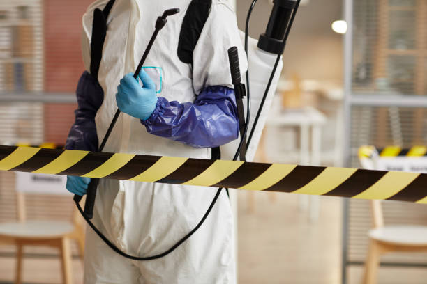 Professional Biohazard Cleanup technician working in Uniontown, OH